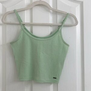 Ribbed cropped tank